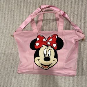 Stoney clover lane 10” Minnie patch on famingo tote.
